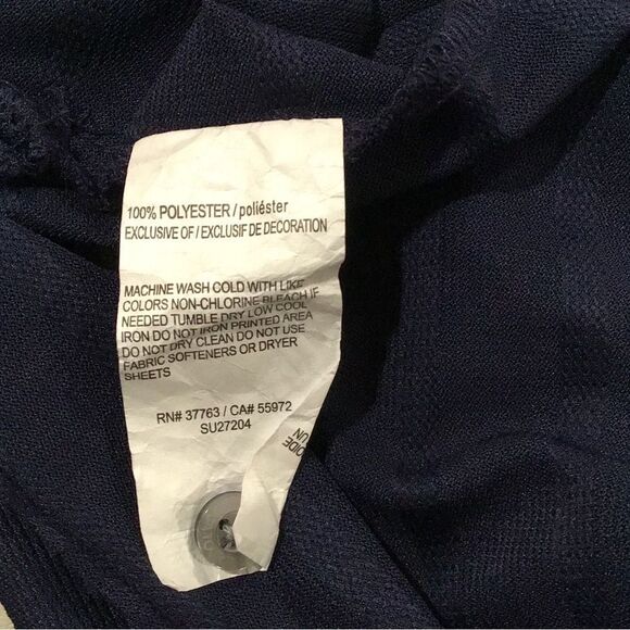 Men’s Shirt, PGA TOUR Mens Polo Shirt, size Large, Navy Blue, Golf - Picture 5 of 5